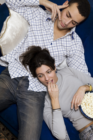 Couple Watching Movie